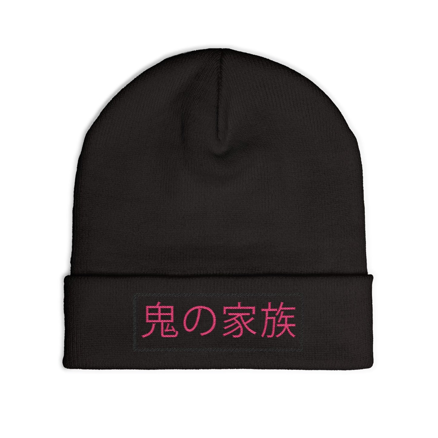 "The Oni Kazoku" Embroidered Knit Beanie