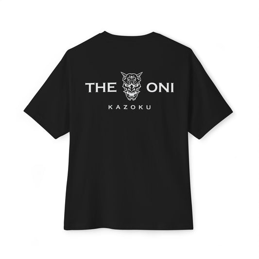 The Oni Kazoku Oversized Boxy Tee - Black