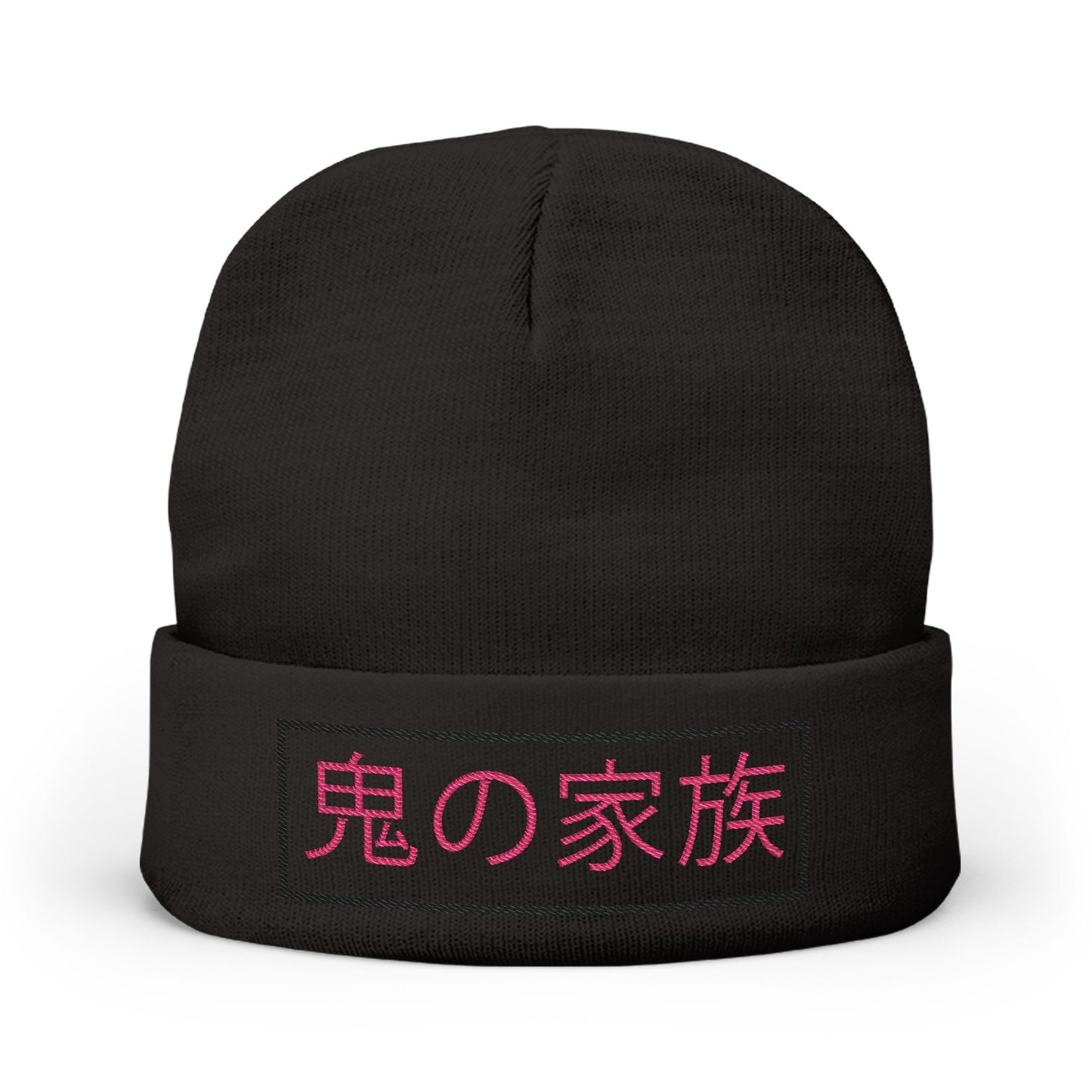 "The Oni Kazoku" Embroidered Knit Beanie