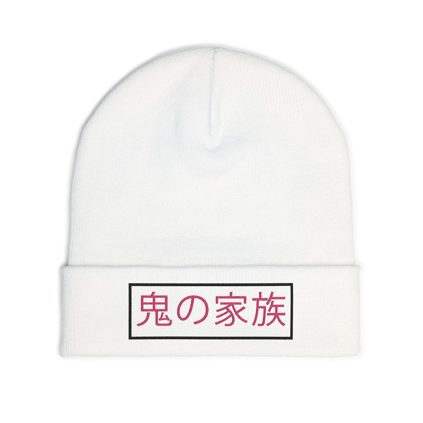 "The Oni Kazoku" Embroidered Knit Beanie