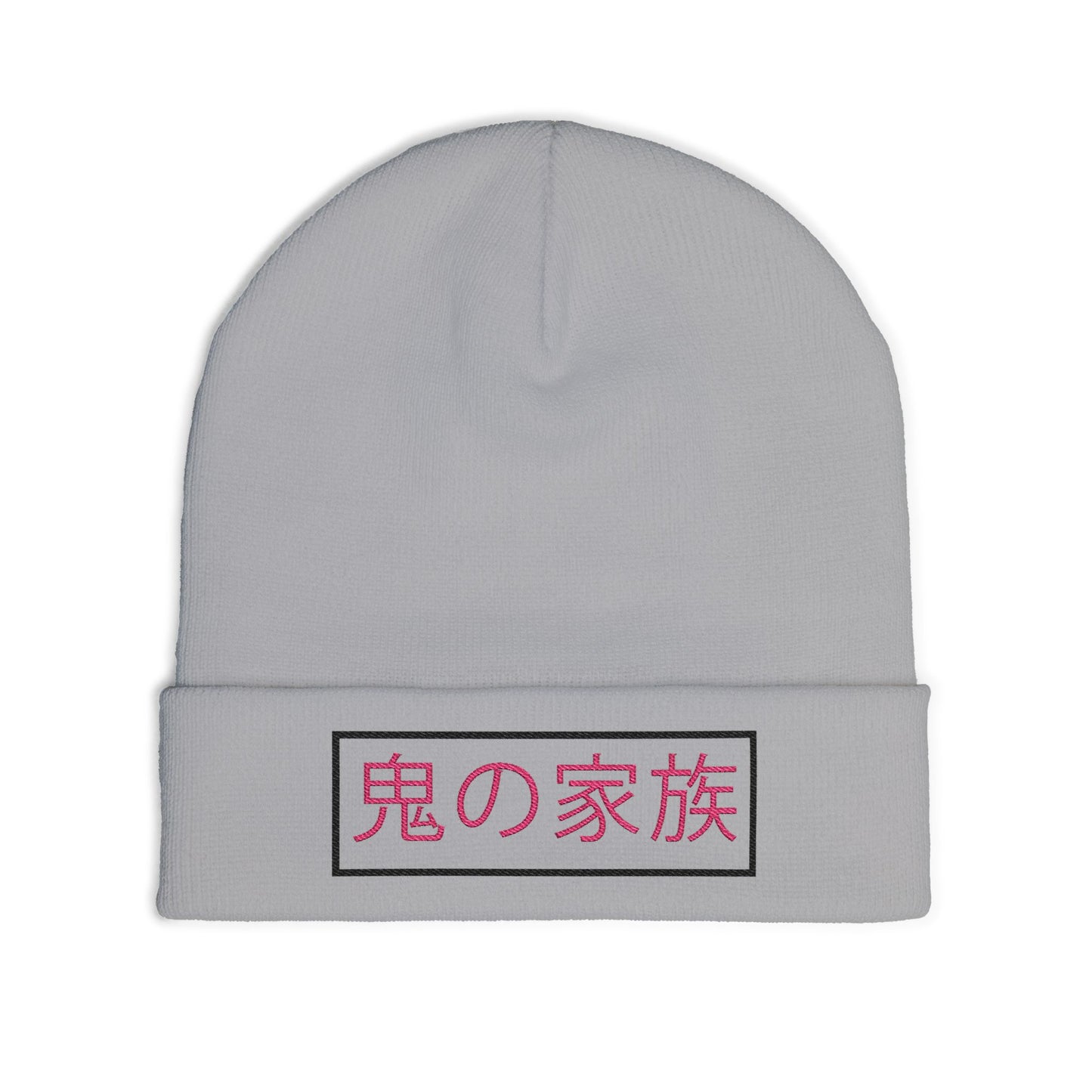 "The Oni Kazoku" Embroidered Knit Beanie