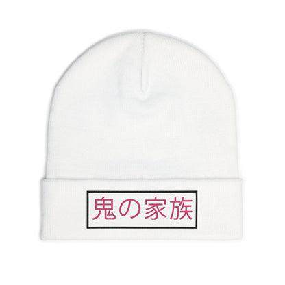 "The Oni Kazoku" Embroidered Knit Beanie